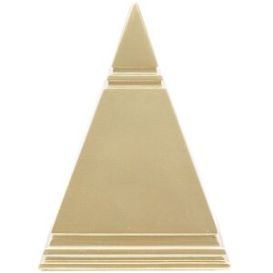 Mauro Ferretti scultura piramide 11,5x11,5x15,5 cm oro