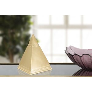 Mauro Ferretti scultura piramide 11,5x11,5x15,5 cm oro