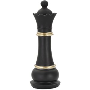 Mauro Ferretti scultura Queen 9x25,5 cm nero-oro
