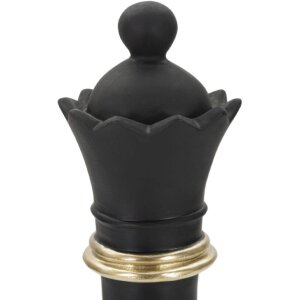 Mauro Ferretti scultura Queen 9x25,5 cm nero-oro