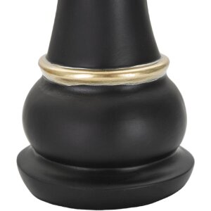 Mauro Ferretti scultura Queen 9x25,5 cm nero-oro