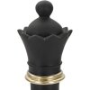 Mauro Ferretti scultura Queen 9x25,5 cm nero-oro