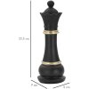 Mauro Ferretti scultura Queen 9x25,5 cm nero-oro