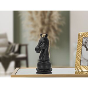 Mauro Ferretti scultura Cavallo 10,5x8,5x19 cm nero-oro