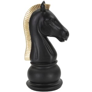 Mauro Ferretti scultura Cavallo 10,5x8,5x19 cm nero-oro
