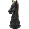 Mauro Ferretti scultura Cavallo 10,5x8,5x19 cm nero-oro