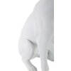 Mauro Ferretti scultura cane Dog White 20x12,5x33 cm oro bianco