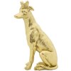 Mauro Ferretti scultura cane Dog Gold 20x12,5x33 cm oro