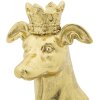 Mauro Ferretti scultura cane Dog Gold 20x12,5x33 cm oro