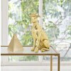 Mauro Ferretti scultura cane Dog Gold 20x12,5x33 cm oro