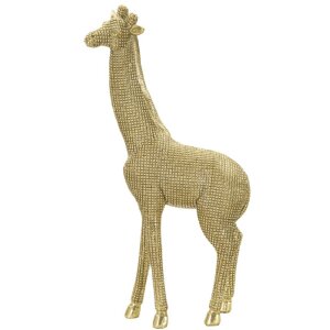 Mauro Ferretti scultura giraffa 19,8x8x40 cm oro