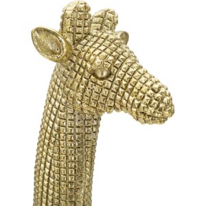 Mauro Ferretti scultura giraffa 19,8x8x40 cm oro