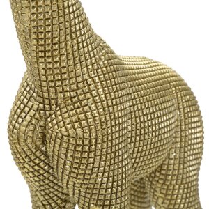 Mauro Ferretti scultura giraffa 19,8x8x40 cm oro