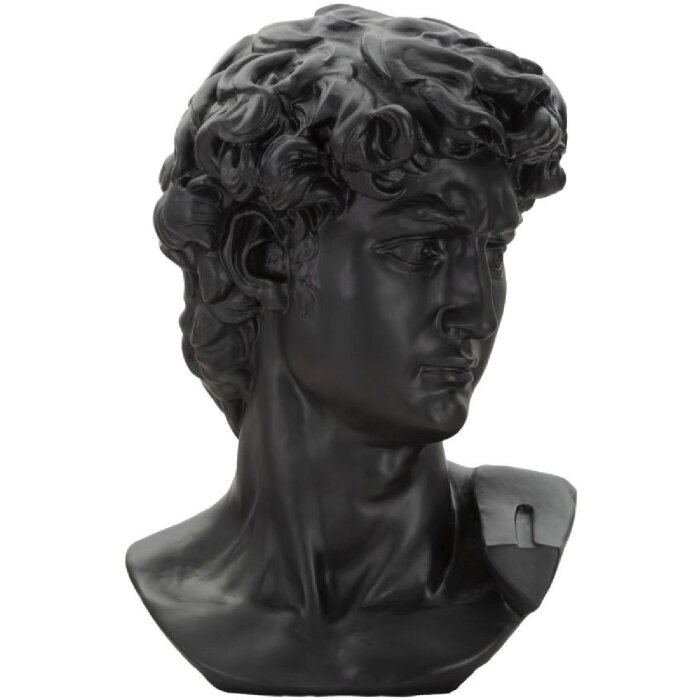 Mauro Ferretti Busto Testa Grande Nero 44x35,5x60 cm nero