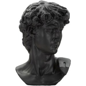 Mauro Ferretti Busto Testa Grande Nero 44x35,5x60 cm nero