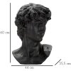 Mauro Ferretti Busto Testa Grande Nero 44x35,5x60 cm nero