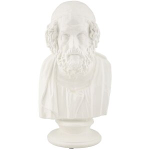 Mauro Ferretti scultura Salvia 12,9x12,5x25 cm bianco