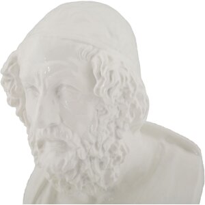 Mauro Ferretti scultura Salvia 12,9x12,5x25 cm bianco