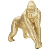 Mauro Ferretti scultura di gorilla 24,3x13,9x22,8 cm oro