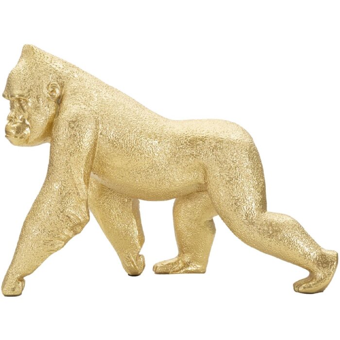 Mauro Ferretti scultura gorilla 29,7x11,5x21,8 cm oro