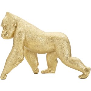 Mauro Ferretti scultura gorilla 29,7x11,5x21,8 cm oro