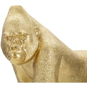 Mauro Ferretti scultura gorilla 29,7x11,5x21,8 cm oro