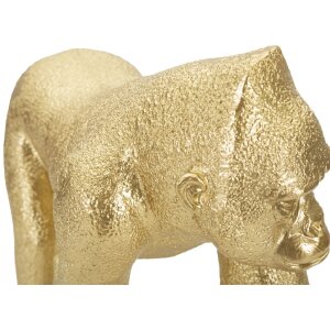 Mauro Ferretti scultura gorilla 29,7x11,5x21,8 cm oro