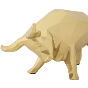 Mauro Ferretti scultura toro 19,5x9,9x10,6 cm oro