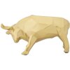 Mauro Ferretti scultura toro 19,5x9,9x10,6 cm oro