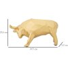 Mauro Ferretti scultura toro 19,5x9,9x10,6 cm oro