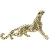 Mauro Ferretti figurina leopardo 33x7,7x19,5 cm oro nero