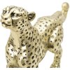 Mauro Ferretti figurina leopardo 33x7,7x19,5 cm oro nero