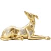 Mauro Ferretti scultura cane 32,2x9,5x18,3 cm oro argento