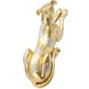 Mauro Ferretti scultura cane 32,2x9,5x18,3 cm oro argento