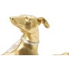 Mauro Ferretti scultura cane 32,2x9,5x18,3 cm oro argento