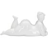 Mauro Ferretti Donna Yoga Relax scultura 32x12,5x16 cm bianco