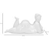 Mauro Ferretti Donna Yoga Relax scultura 32x12,5x16 cm bianco