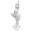 Mauro Ferretti figura yoga in piedi Donna Yoga 16x9x45,8 cm bianco