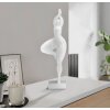 Mauro Ferretti figura yoga in piedi Donna Yoga 16x9x45,8 cm bianco