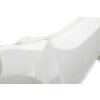 Mauro Ferretti scultura pantera bianca 70x18x32,5 cm