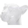 Mauro Ferretti figura leopardata seduta 27x38x74 cm bianco