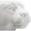Mauro Ferretti figura leopardata seduta 27x38x74 cm bianco