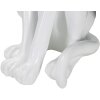 Mauro Ferretti figura leopardata seduta 27x38x74 cm bianco