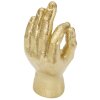 Mauro Ferretti scultura a mano Ok Hand 10x7x22,5 cm oro
