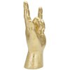 Mauro Ferretti scultura a mano Yeah Hand 14,5x7x23 cm oro