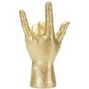 Mauro Ferretti scultura a mano Yeah Hand 14,5x7x23 cm oro