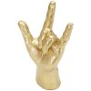 Mauro Ferretti scultura a mano Yeah Hand 14,5x7x23 cm oro