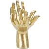 Mauro Ferretti scultura a mano Peace Hands 25x15x24 cm oro
