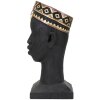 Mauro Ferretti Busto Massai Uomo 25x25x56 cm nero