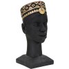 Mauro Ferretti Busto Massai Uomo 25x25x56 cm nero
